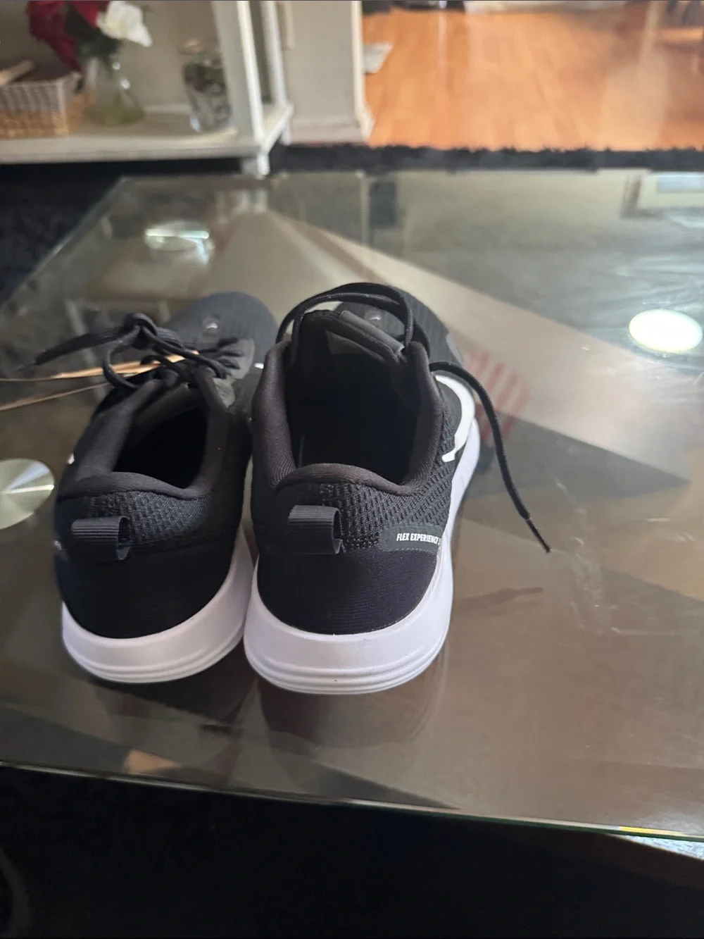 Nike Black and White Men's Running Sneakers